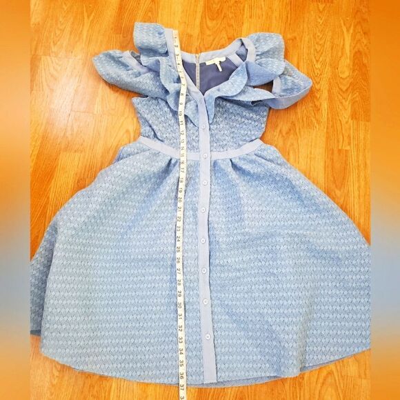 Maje Blue Reglisse Dress Sz 2 - Picture 9 of 14